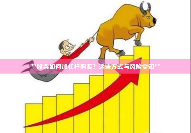 **股票如何加杠杆购买?这些方式与风险需知**